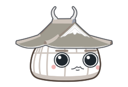 丸岡城のもちキャライラスト