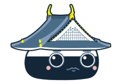 岡山城のもちキャライラスト